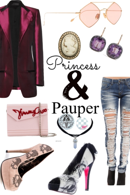 The Princess and the Pauper- combinação de moda