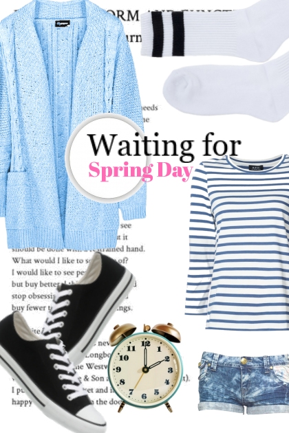 Waiting for Spring Day- combinação de moda