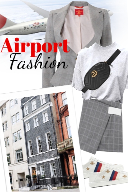 Airport Fashion- combinação de moda