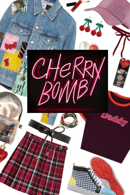 Cherry Bomb- Modna kombinacija