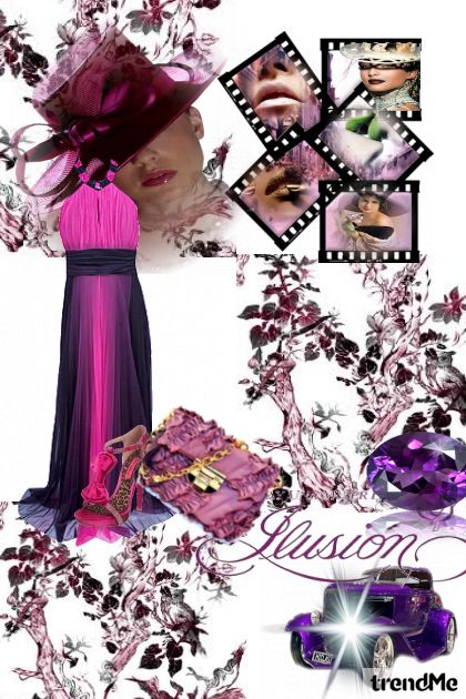 Purple ilusion- Модное сочетание