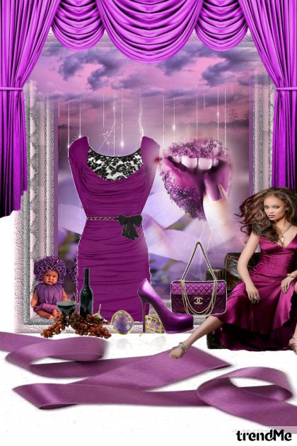 Purple dream of me- Combinaciónde moda