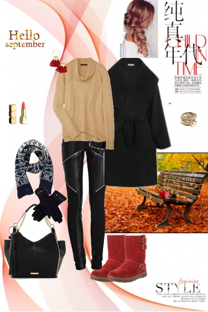 autumn casual set- Combinazione di moda