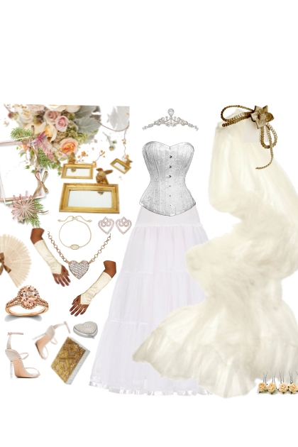 white weddingday- Fashion set