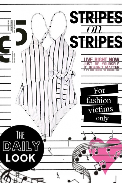 stripes on stripes- Модное сочетание