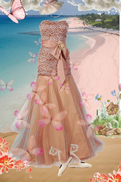 beach wedding- Combinazione di moda