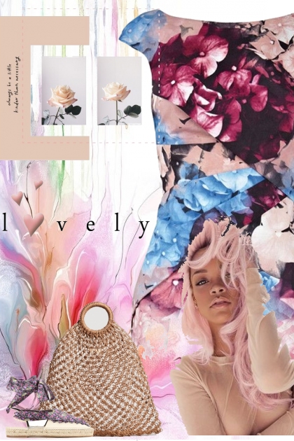 lovely florals- コーディネート