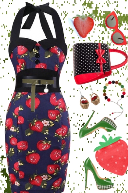 strawberry - combinação de moda