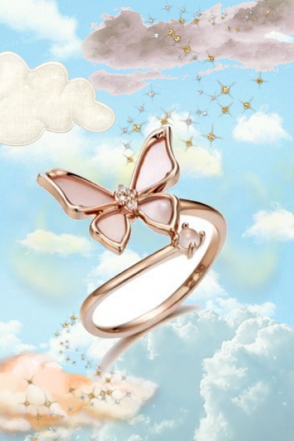 butterfly in the sky- Combinazione di moda