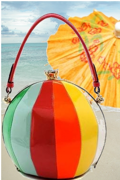 beach ball bag- Kreacja