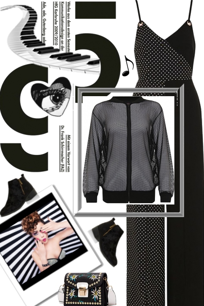 black n white looks all right- Combinazione di moda