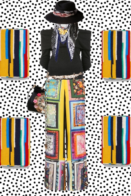 pop art pants - Модное сочетание