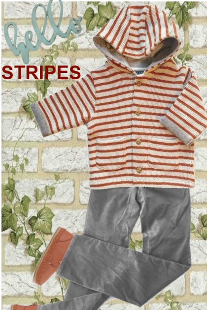 HELLO STRIPES BOYS WEAR- Modna kombinacija