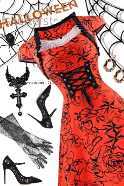 HALLOWEEN DRESS- Модное сочетание