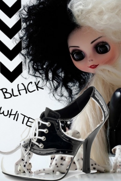 CLASSIC BLACK AND WHITE- Fashion set
