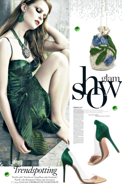 glam show gone green- Combinazione di moda