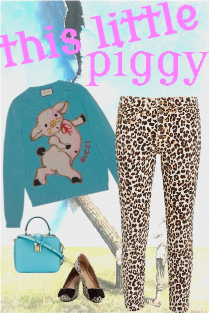 this little piggy- combinação de moda