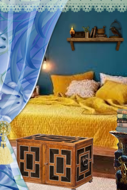 brighten up the bedroom- Fashion set