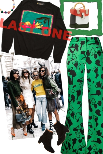 graphic spring trends- Modekombination