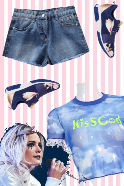 kiss god- Combinazione di moda
