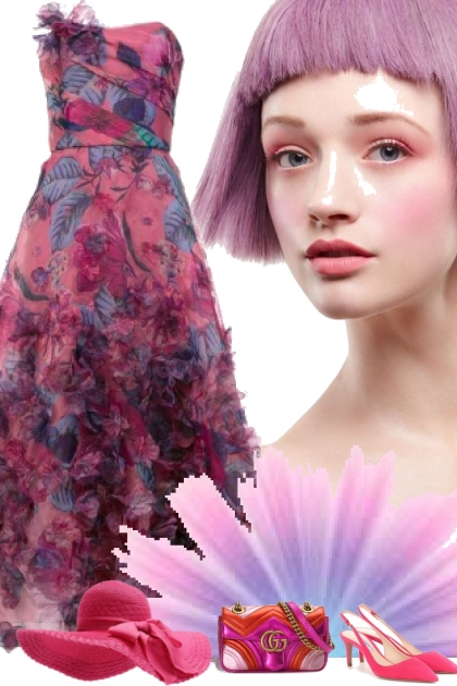 spring gown - combinação de moda