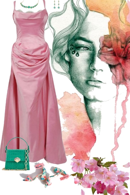 dreaming in pink n teal- Kreacja