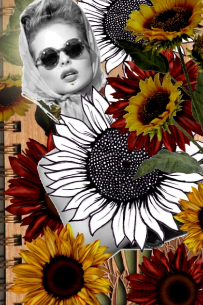 in between the sunflower patch- Modna kombinacija