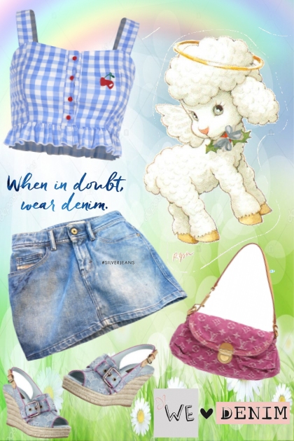 sweet as a lamb- Fashion set