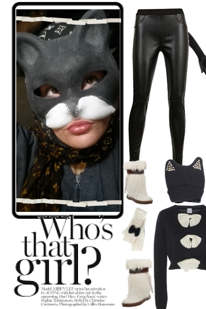 black n white cat - Combinazione di moda