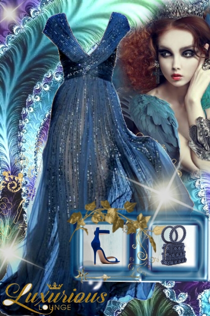 A BEAUTY IN BLUE- Combinazione di moda