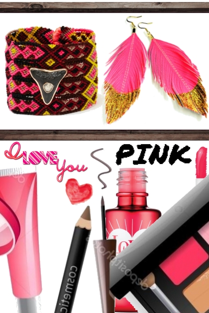 I LOVE YOU PINK- Fashion set
