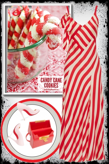 CANDY CANE COOKIE STRIPES- Modekombination
