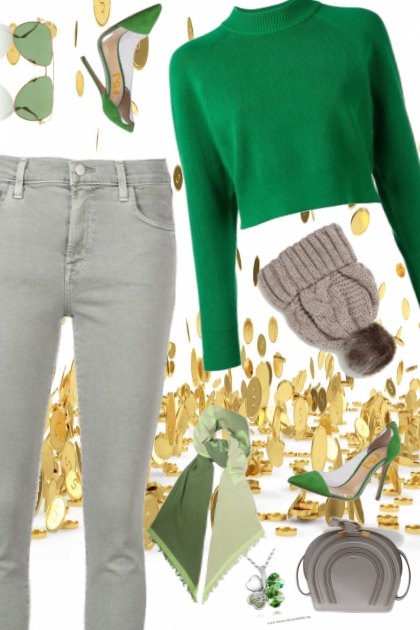 GREEN CLOVER- Combinazione di moda