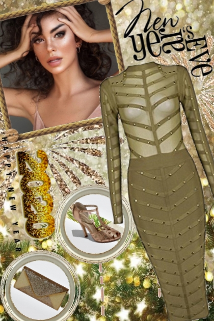 NEW YEARS EVE PENCIL DRESS- Модное сочетание