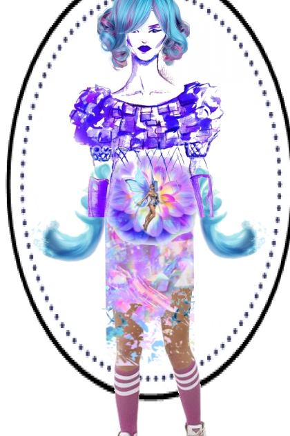 pixie dress- Modekombination