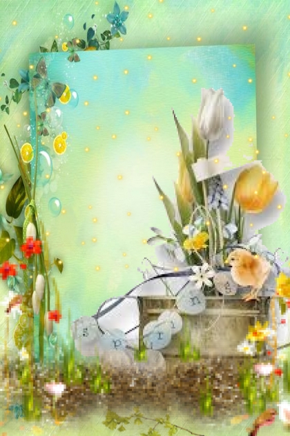 potted spring garden- Modna kombinacija