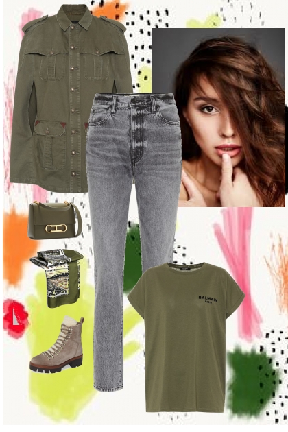 ARMY OUT LOOK - Fashion set