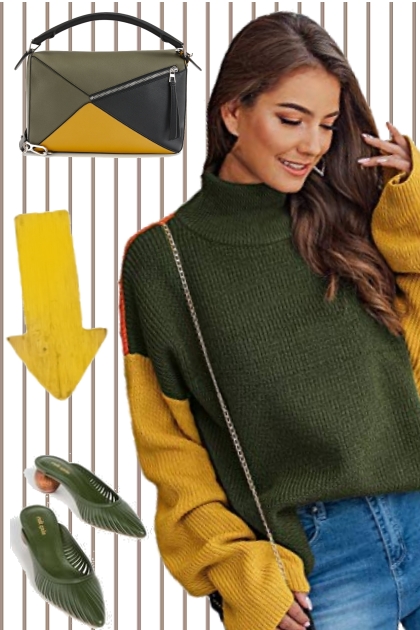 the knit - combinação de moda
