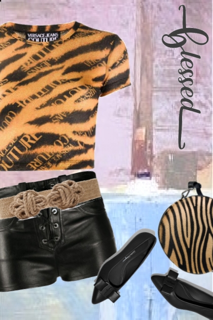 BLESSED TIGER STYLE- Combinazione di moda