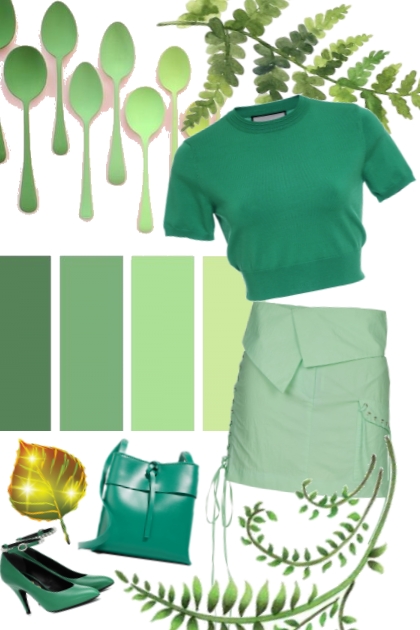 leaving  it green - Combinazione di moda