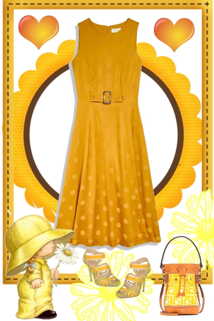 yellow daisys- Fashion set