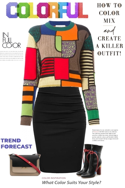 what's all this color-block talk- combinação de moda