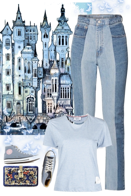 JUST ANOTHER BLUE DAY - Fashion set