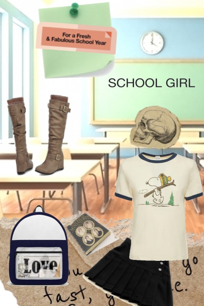 FUN FABULOUS SCHOOL GIRL- Модное сочетание