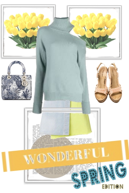 wonderful spring edition - combinação de moda