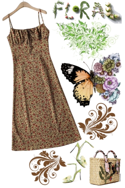 earthy florals - Modekombination