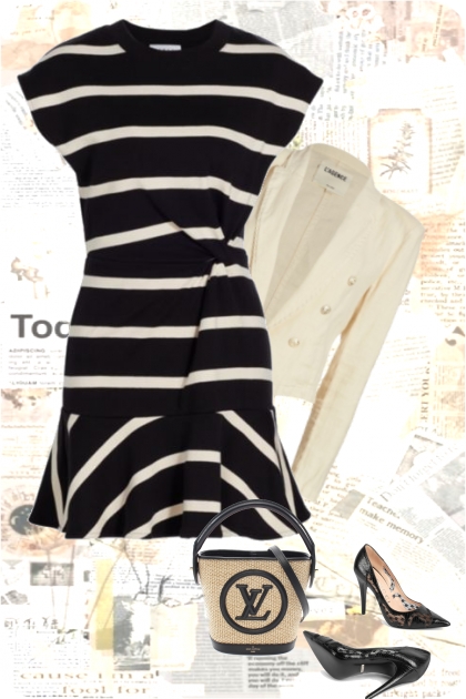 stripe work  wear- Modna kombinacija