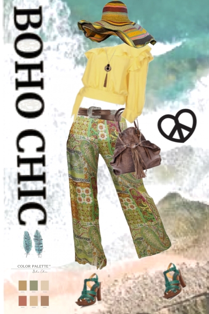 boho chic- Fashion set