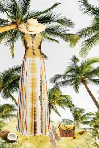 tropical get away ideas- combinação de moda