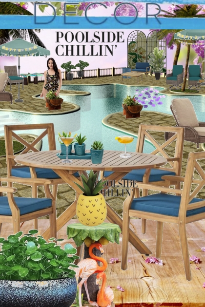 chillin'pool side decor- Fashion set
